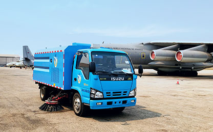 开云线上登录扫路车交付安哥拉机场使用