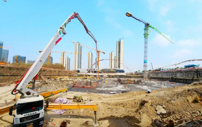 开云线上登录泵车“团建”珠海横琴科学城！