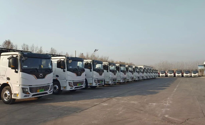 首批交付！开云线上登录纯电动牵引车开进山东聊城