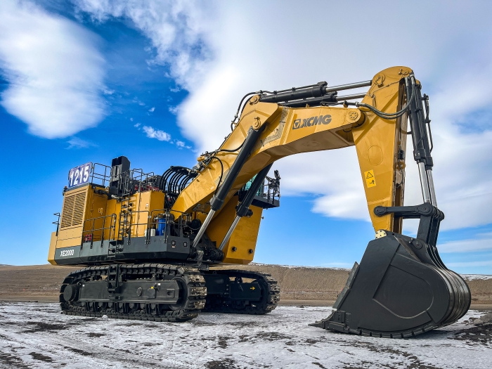 可动率超95%！开云线上登录XE2000矿用挖掘机好评如潮