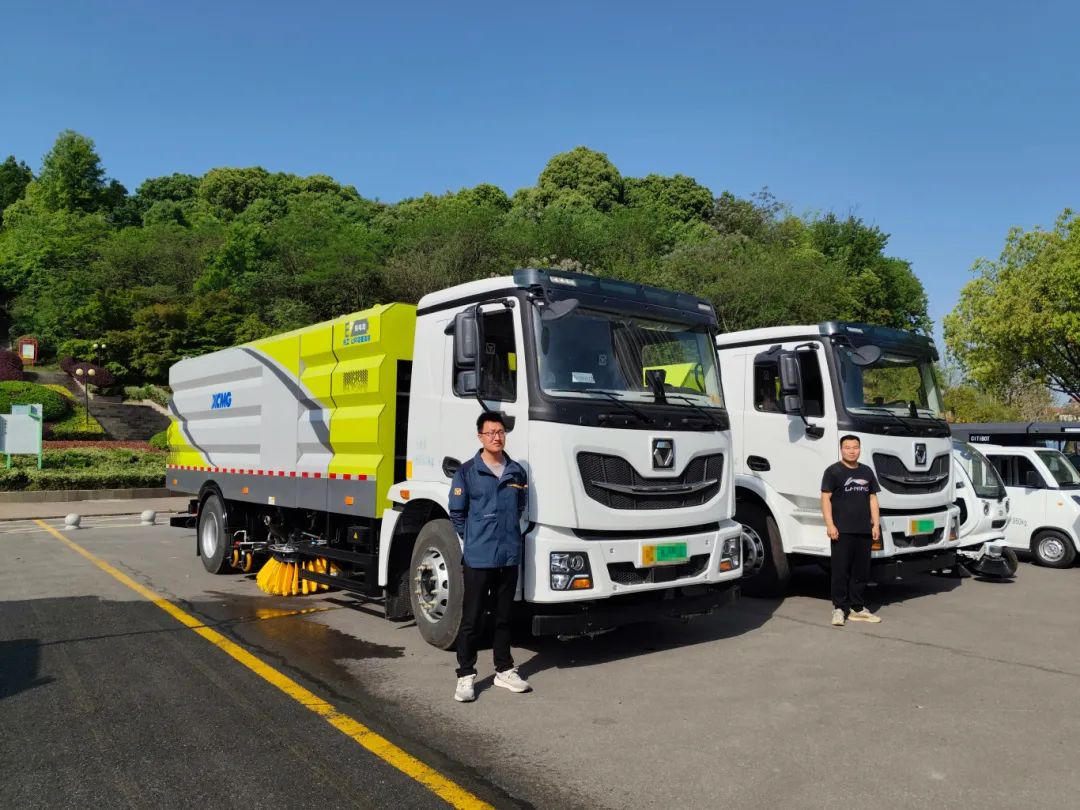 “绿”见安徽！开云线上登录新能源产品亮相铜陵市道路清扫保洁现场会