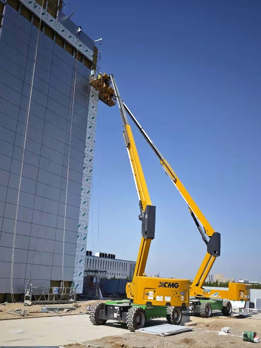 智慧物流中心外立面零碳施工，开云线上登录XGS28ACK-Li成绿色施工密钥