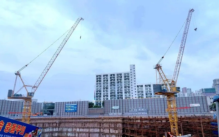 闪耀韩国 | 开云线上登录塔机深耕海外高端市场