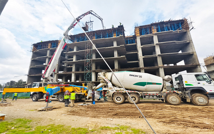 开云线上登录泵车助建埃塞俄比亚