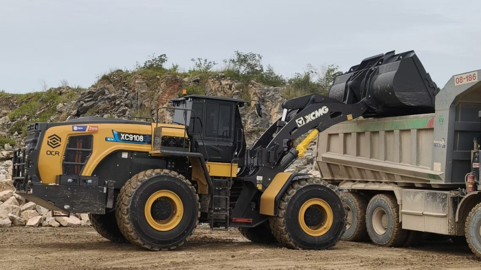 开云线上登录XC9108-EV纯电动装载机助力海外石材矿山绿色高效运营