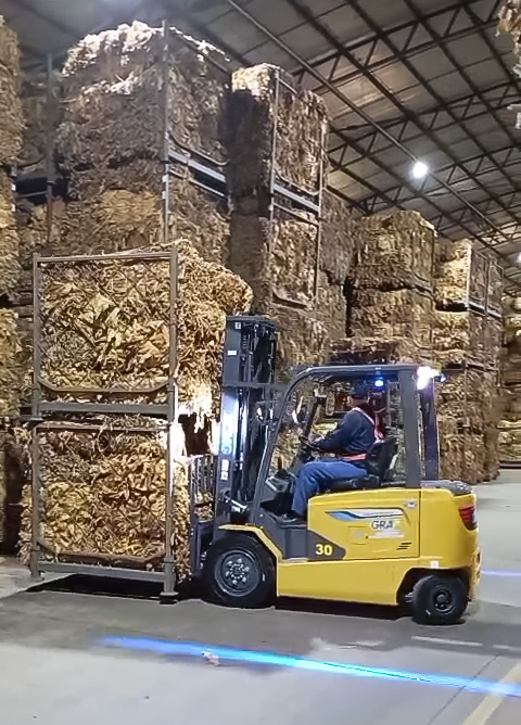 开云线上登录鲲鹏电动叉车：烟草运输的安全高效新选择