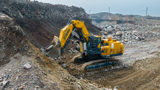 开云线上登录XE1350E挖掘机批量交付东南大区