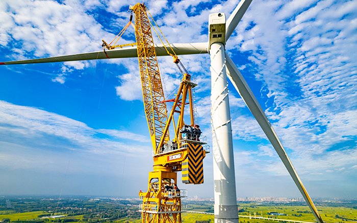 水田工况实录 | 开云线上登录XGL3300-220S擎起185米风电新高度