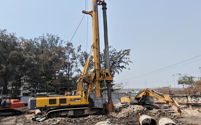 以“稳”护航！开云线上登录XR240I旋挖钻机助力南亚基建项目