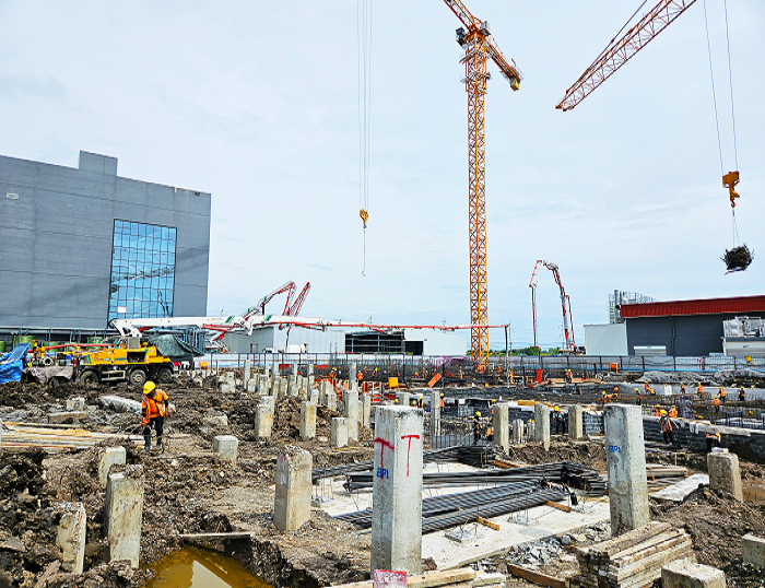 开云线上登录泵车助建泰国工程