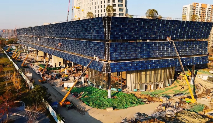 为千年运河“筑舟”！开云线上登录成套化高空作业平台助力运河博物馆建设